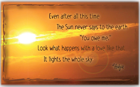 The Sun Never Says